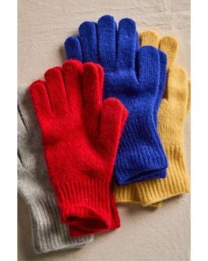 Free People Perfect Cashmere Gloves - Red