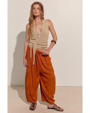 free-est Quinn Trousers By - Brown