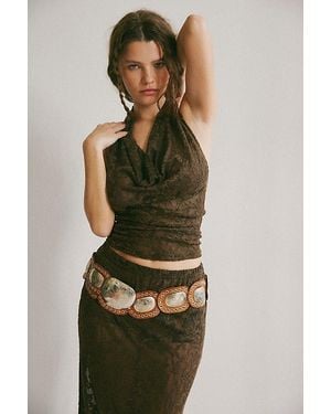 Motel Rocks Kylo Top By - Green