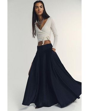 Free People Chilco Maxi Skirt - Red