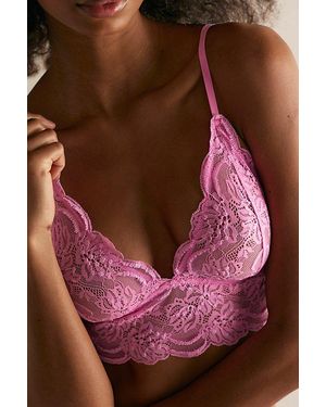 Intimately By Free People Last Dance Lace Longline Bralette By - Multicolour