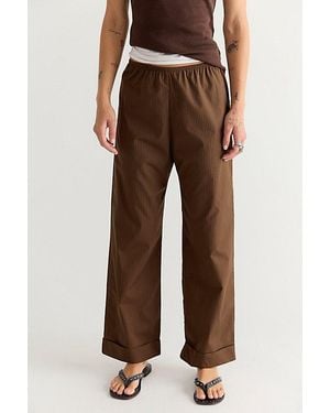 DONNI. Pop Pinstripe Simple Pants - Multicolor