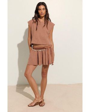 free-est Skye Mini Skirt Set By - Natural