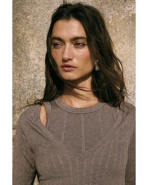 Intimately By Free People So Soft Seamless Modal Tank Top By - Grey