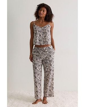 Only Hearts Printed Pj Set - Multicolour