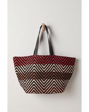 Free People Beach Day Chevron Tote - Multicolor