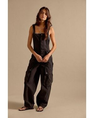 Free People Brentwood Overalls - Natural