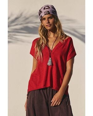 free-est Marina Del Sol Jumper Top By - Red