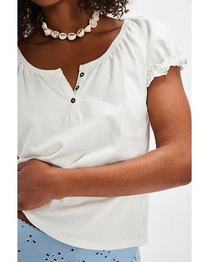 Free People Issa Tee - White