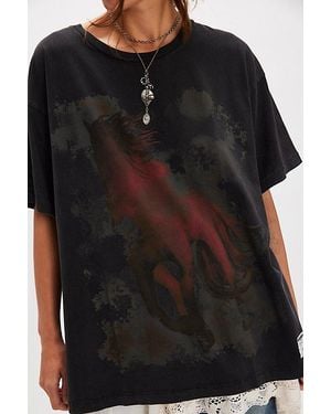 Wrangler X Lainey Wilson Scenic Horse Graphic Tee - Black