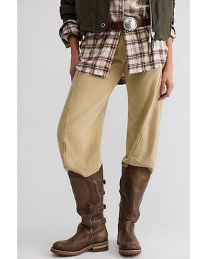Free People Beckett Biker Boots Shoe - Brown
