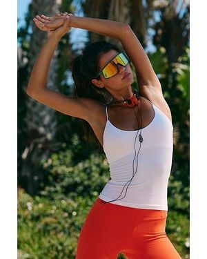 Fp Movement Skinny Strap Logo Tank - White