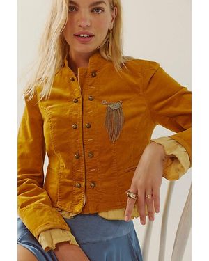 Free People Reed Brooch - Metallic