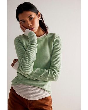 Free People Roll With It Thermal - Green