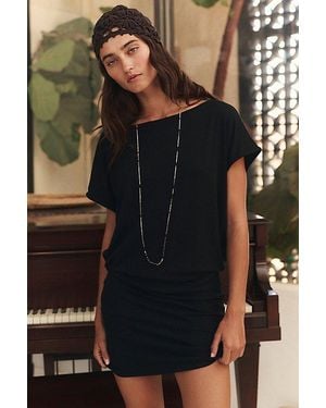 free-est Good Feels Short-Sleeve Mini Dress By - Black