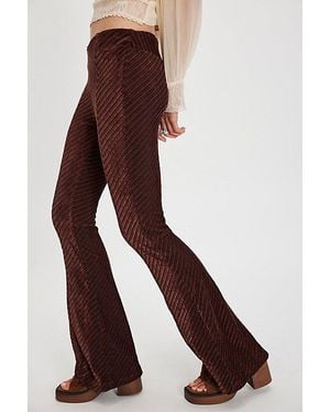 Free People Penny Pull-On Velvet Pants - Brown