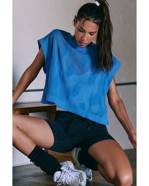 Fp Movement My Time Lace Tee - Blue
