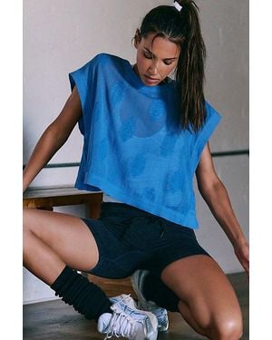 Fp Movement My Time Lace Tee - Blue