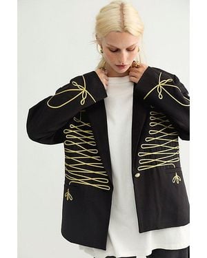 THE TALES Studio Band Blazer Jacket - Black