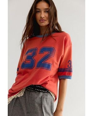 Ragabond Lost And Found Ringer Tee - Red