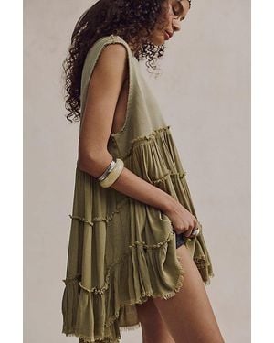 Free People Pixie Babydoll Sweatshirt - Brown