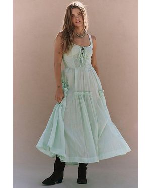 Free People A Masterpiece Maxi Dress - Green