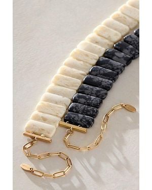 Free People Dunes Recon Stone Anklet - Natural