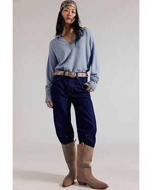 Free People Montage Tall Boots - Blue