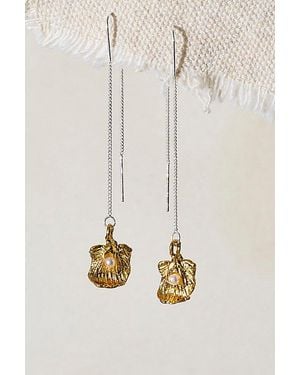 PAJAROLIMON Fp X Paja Threader Earrings By - Natural