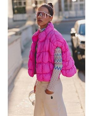 Fp Movement Wind Cheater Quilted Wrap - Pink