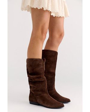 Jeffrey Campbell Saratoga Slouch Boots By - Blue