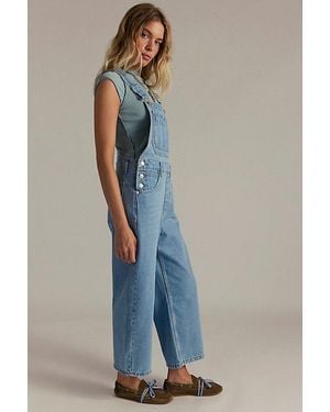 Free People Deep Trance Overalls - Blue