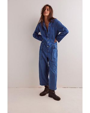 Free People We The Free Margarita Jumpsuit - Blue