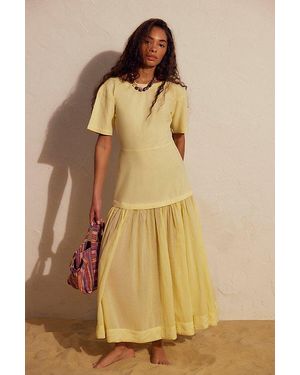 Free People Marcella Midi Dress - Natural