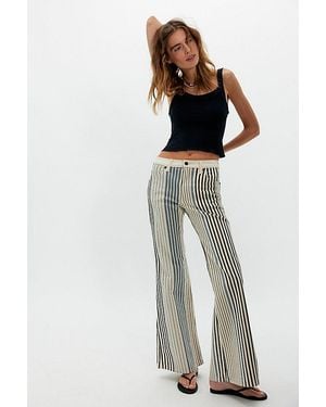 Wrangler 70S Printed Flare Jeans - White
