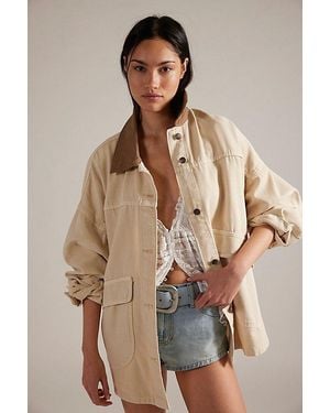 Free People Lemon Denim Jacket - Multicolour