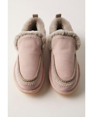 Laidbacklondon Jude Suede Slippers - Natural