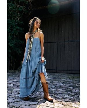 Free People Solana Midi Dress - Black