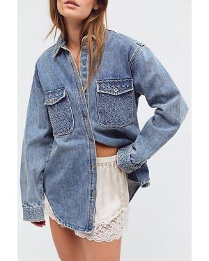 Arcina Ori Starlight Everyday Button Down Shirt - Blue