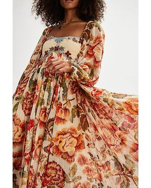Free People Timeless Tapestry Maxi Dress - Orange