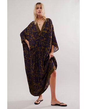 Free People Groovy Baby Maxi Kaftan - Black