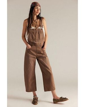 Free People Deep Trance Overalls - Natural
