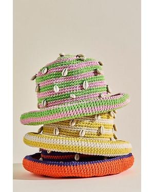 Beta Astral Pora Stripes And Shells Hat - Multicolor