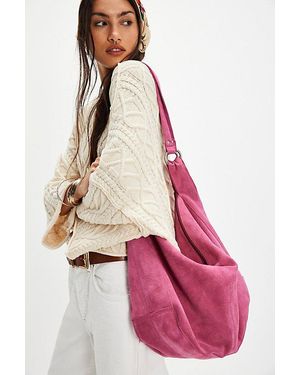 Free People Roma Suede Tote Bag - Pink