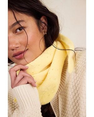 Free People Essential Triangle Scarf - Yellow