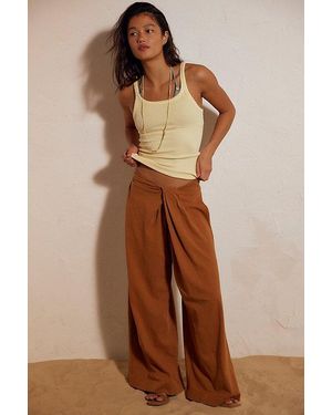 free-est Sarong Trousers By - Brown