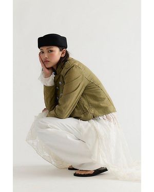 Free People Prim Pillbox Hat - Black