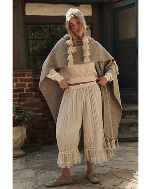 Free People Blanket Duster Wrap Top - Brown