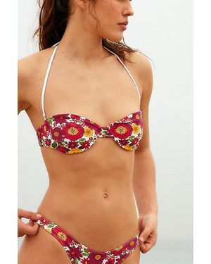 VDM The Label Polly Reversible Balconette Bikini Top - Black