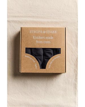Stripe & Stare Four Pack Of Undies - Natural